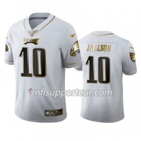 Maillot Homme Philadelphia Eagles Desean Jackson 10 Nike Blanc Golden Edition 100th